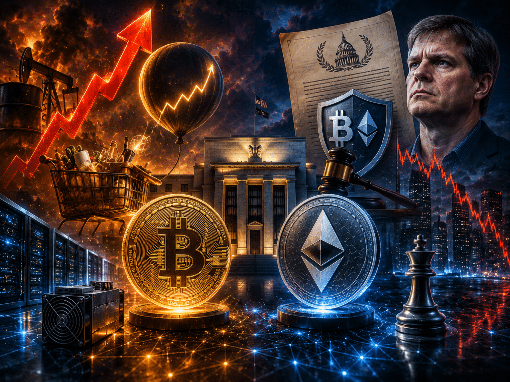 CLARITY Act stelt Bitcoin en Ethereum vrij van effectenwetgeving en Burry waarschuwt voor Nasdaq crash