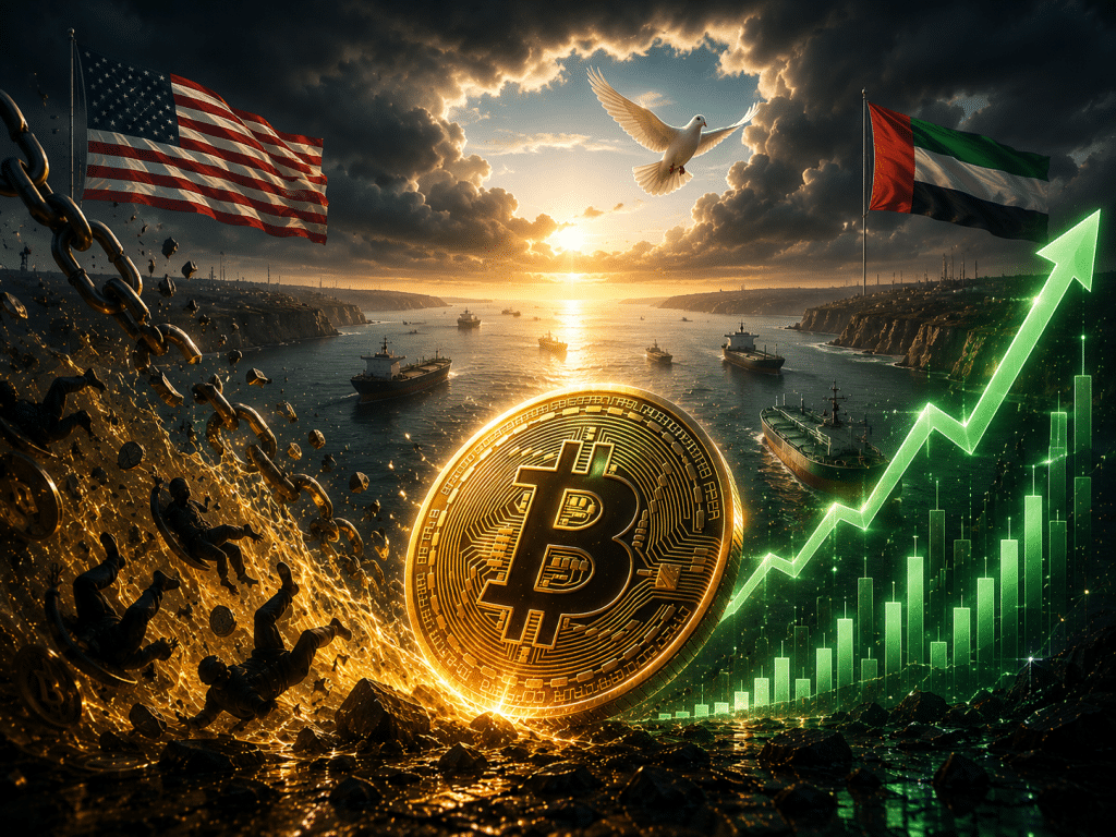 Bitcoin herwint $74.000 nadat Trump opheffing van Hormuz blokkade aankondigt