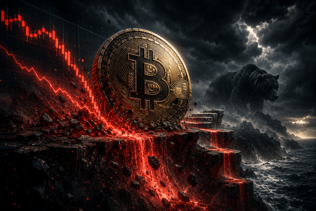 Bitcoin breekt door steun van $73.700 en zakt naar $71.000: capitulatie is in volle gang